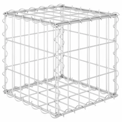 Gabion cub strat inălțat, 30 x 30 x 30 cm, sârmă de oțel