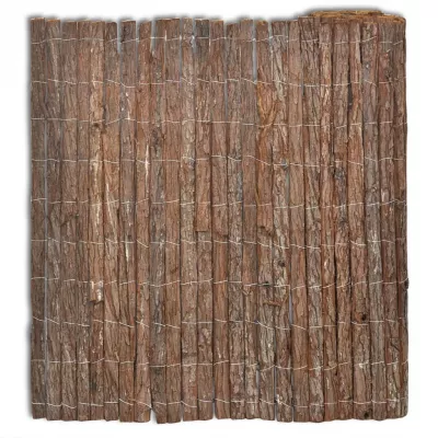Gard din scoarță de copac, 400 x 170 cm