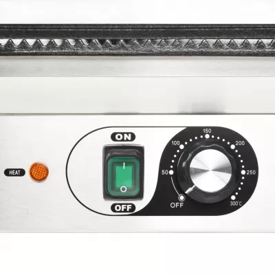 Grill Panini dublu cu striații, 58 x 41 x 19 cm, 3600 W