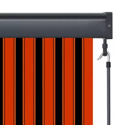 Jaluzea tip rulou de exterior, portocaliu și maro, 170 x 250 cm