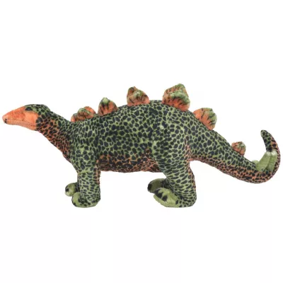 Jucărie de pluș dinozaur Stegosaurus, verde și portocaliu XXL