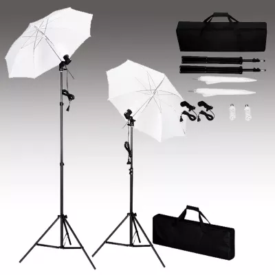 Kit lumini studio foto, tripoduri+umbrele