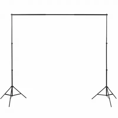 Kit studio foto cu 3 fundaluri și ramă ajustabilă, 3 x 6 m