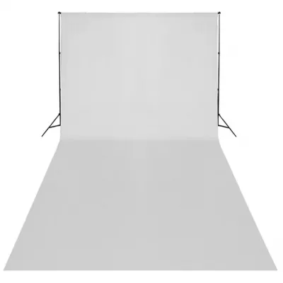Kit studio foto, fundal alb, 600 x 300 cm &amp; lumini