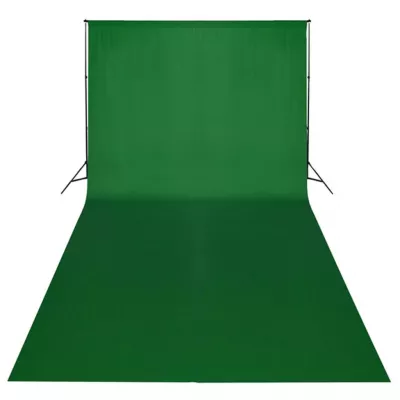 Kit studio foto, fundal verde, 600 x 300 &amp; lumini