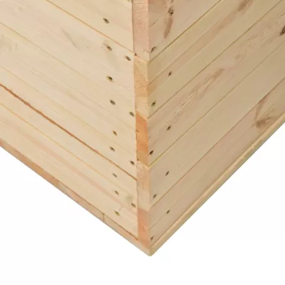 Ladă de depozitare, 120 x 63 x 50,7 cm, lemn masiv de pin