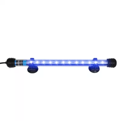 Lampă cu LED pentru acvariu, albastru, 28 cm