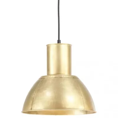 Lampă suspendată, 25 W, culoare alamă, rotund, 28,5 cm, E27