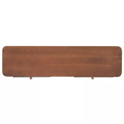 Masă consolă cu 2 sertare, 120 x 30 x 75 cm, lemn masiv de brad