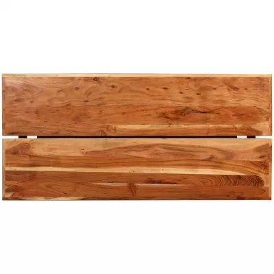 Masă de bar, lemn masiv de acacia, 150 x 70 x 107 cm