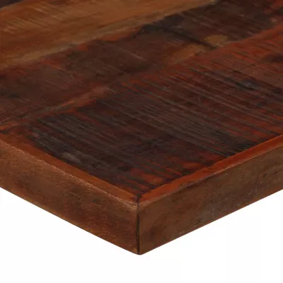 Masă de bar, lemn masiv reciclat, maro inchis, 120x60x107 cm