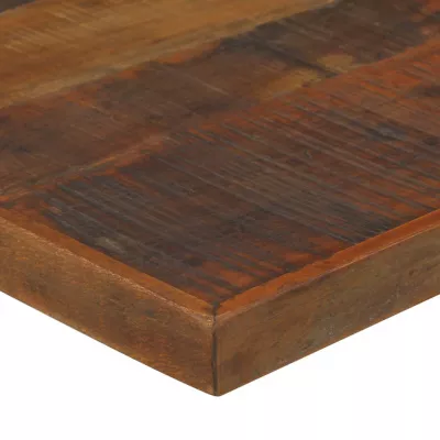 Masă de bar lemn masiv reciclat, maro inchis, 180 x 70 x 107 cm