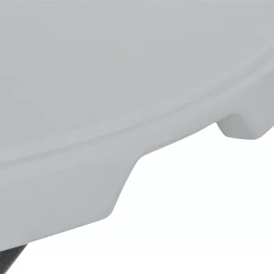 Masă de bar pliabilă, alb, 80 x 110 cm, HDPE