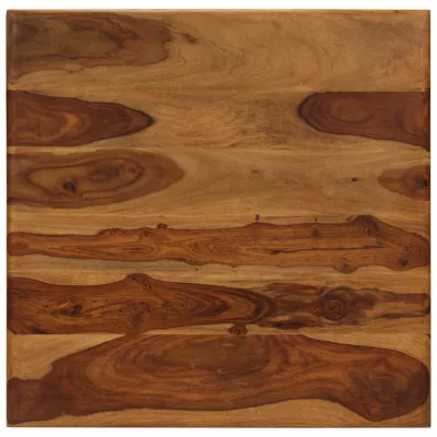 Masă de bucătărie, lemn masiv de sheesham, 80 x 80 x 77 cm
