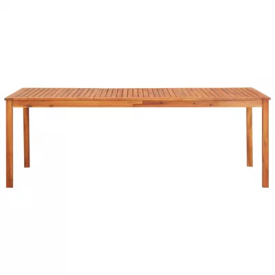 Masă de grădină, 215 x 90 x 74 cm, lemn masiv de acacia