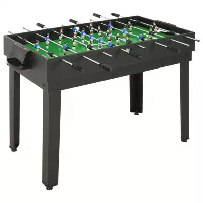 Masă de jocuri multiple 15-in-1, 121 x 61 x 82 cm, negru