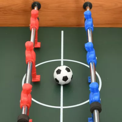 Mini masă de fotbal, 69 x 37 x 62 cm, arțar