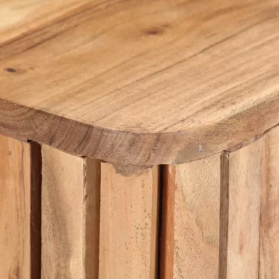 Noptieră, 40x30x50 cm, lemn masiv de acacia