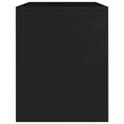 Noptiere, 2 buc., negru, 40 x 30 x 40 cm, PAL
