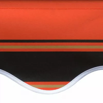 Pânză de copertină, portocaliu și maro, 400 x 300 cm