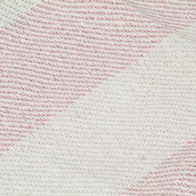 Pătură decorativă, roz invechit, 160 x 210 cm, bumbac, dungi