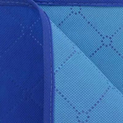 Pătură pentru picnic, albastru și bleu, 150 x 200 cm