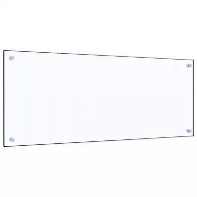 Panou antistropi bucătărie transparent 100x40cm sticlă securiz.