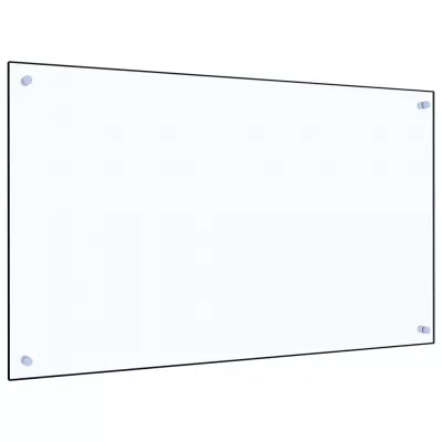 Panou antistropi bucătărie transparent 100x60cm sticlă securiz.