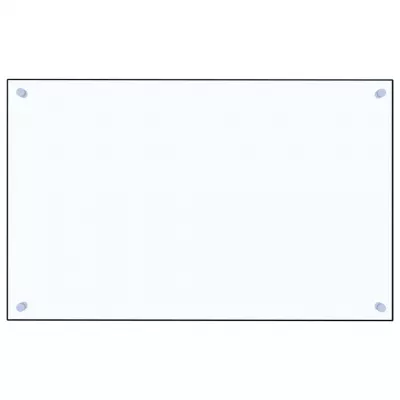 Panou antistropi bucătărie transparent 80x50 cm sticlă securiz.