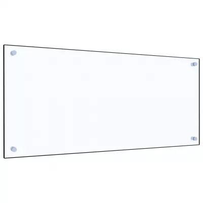 Panou antistropi bucătărie transparent 90x40 cm sticlă securiz.