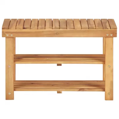 Pantofar, 70 x 32 x 46 cm, lemn masiv de acacia
