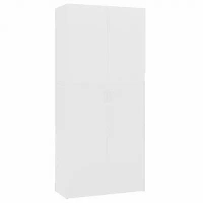 Pantofar, alb, 80 x 35,5 x 180 cm, PAL