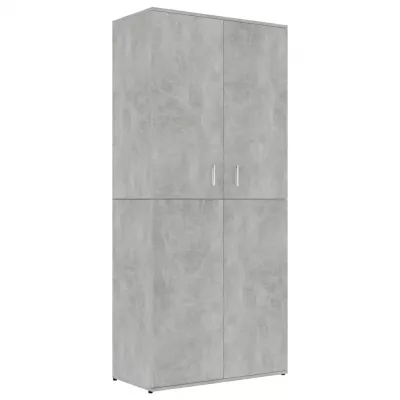 Pantofar, gri beton, 80 x 39 x 178 cm, PAL