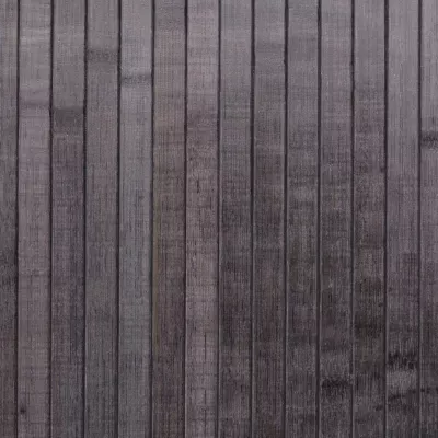Paravan de cameră din bambus, gri, 250 x 165 cm