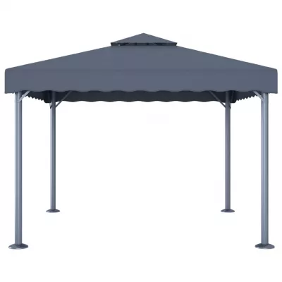 Pavilion, antracit, 300 x 300 cm, aluminiu