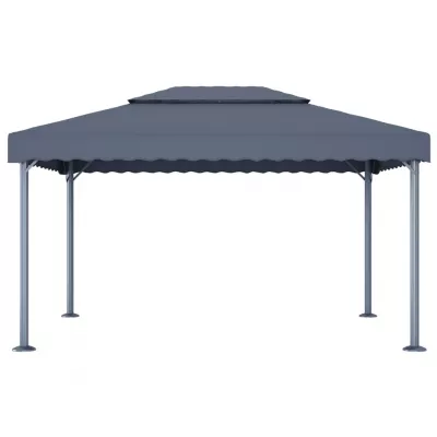 Pavilion, antracit, 400 x 300 cm, aluminiu