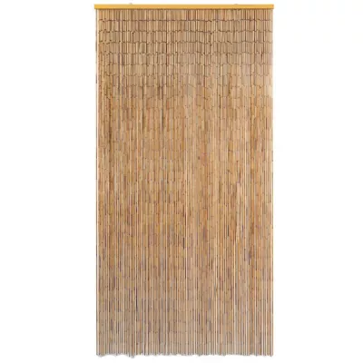 Perdea de ușă pentru insecte, bambus, 100x200 cm