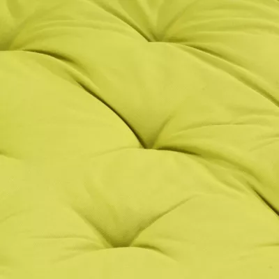 Pernă podea canapea din paleți, verde, 120 x 80 x 10 cm bumbac