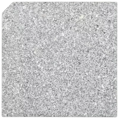 Plăci de greutate umbrelă, 4 buc., gri, 100 kg, granit, pătrat