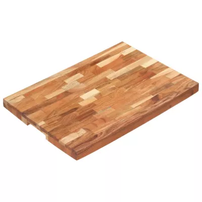 Placă de tocat, 60x40x4 cm, lemn masiv de acacia