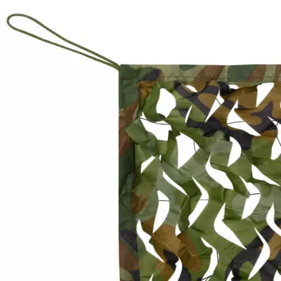 Plasă de camuflaj cu sac de depozitare, 1,5 x 4 m