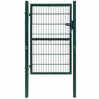 Poartă 2D pentru gard (simplă) 106 x 190 cm, verde
