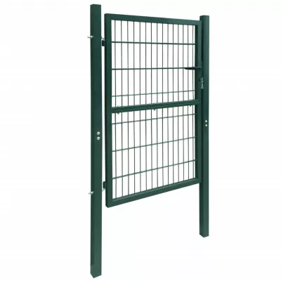 Poartă 2D pentru gard (simplă) 106 x 190 cm, verde