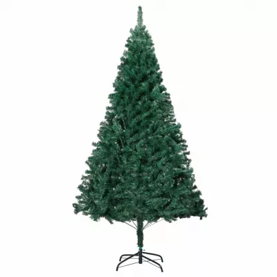 Pom de Crăciun artificial cu ramuri groase, verde, 210 cm, PVC