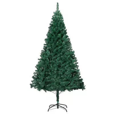 Pom de Crăciun artificial cu ramuri groase, verde, 240 cm, PVC