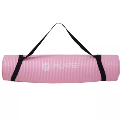 Pure2Improve Saltea de yoga, roz, 120 x 60 x 1 cm, cauciuc