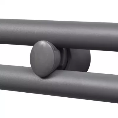 Radiator port-prosop incălzire centrală baie, drept, 480 x 480 mm, gri