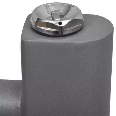 Radiator port-prosop incălzire centrală baie, drept, 480 x 480 mm, gri