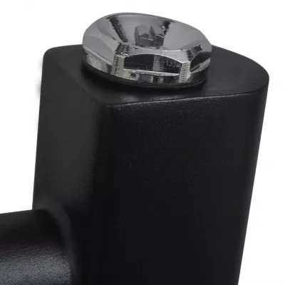 Radiator port-prosop incălzire centrală baie, drept, 500x1160mm, negru