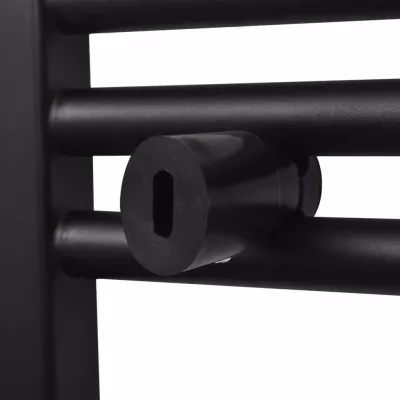 Radiator port-prosop incălzire centrală baie, drept, 500x1160mm, negru